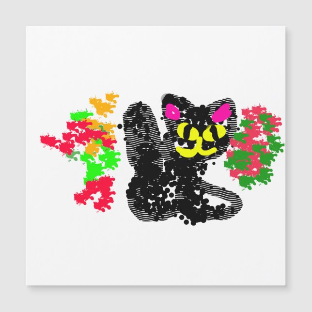 黒猫のラインの秋 (正面)