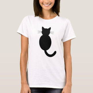 黒猫のワイシャツ Tシャツ