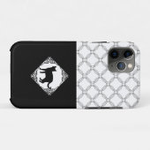 黒猫の円 Case-Mate iPhoneケース (裏面(横))