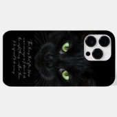 黒猫の写真，ウィズダム Case-Mate iPhoneケース (裏面 (横))