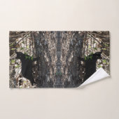 黒猫の写真 バスタオルセット (ハンドタオル)