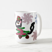 黒猫の冬 コーヒーマグカップ (正面右)