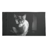 黒猫の冷たい目つきによる甘い夢 枕カバー (裏面)