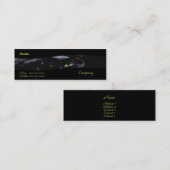 黒猫の名刺 スキニー名刺 (正面/裏面)