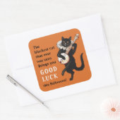 黒猫の吟遊詩人　ハロウィン　CC1163 スクエアシール (封筒)