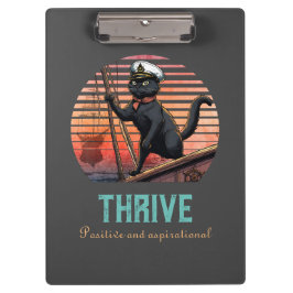 黒猫の夕日：生きる旅 クリップボード