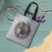 黒猫の夕日：生きる旅 トートバッグ