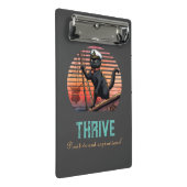 黒猫の夕日：生きる旅 ミニクリップボード (アングル)