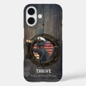 黒猫の夕日：生きる旅 Case-Mate iPhoneケース (裏面)