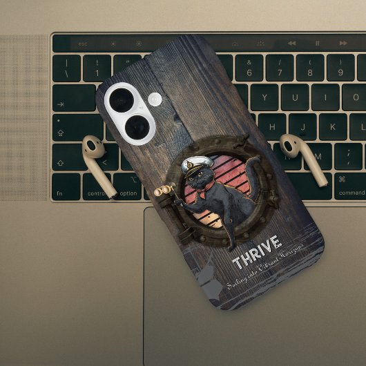 黒猫の夕日：生きる旅 Case-Mate iPhoneケース