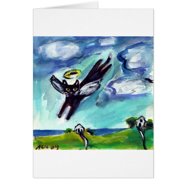 黒猫の天使 (正面)