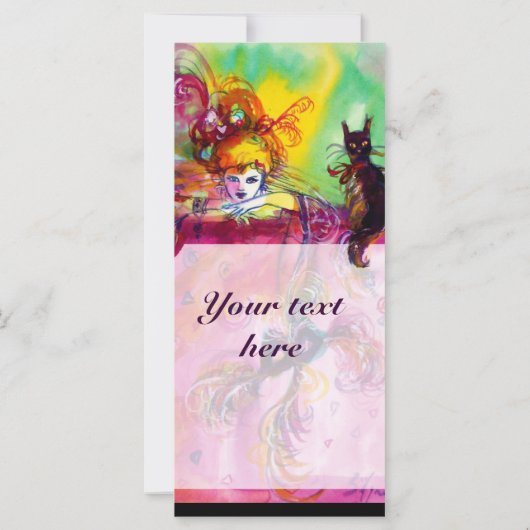 黒猫の女性 (裏面)