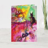 黒猫の女性 カード (正面)