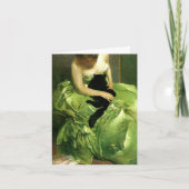 黒猫の女性 カード (正面)