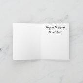 黒猫の女性 カード (内部)