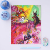 黒猫の女性 チラシ (シングル)