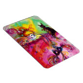 黒猫の女性 マグネット (右側)