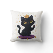 黒猫の女王スローピロー かわいい猫好きへのギフト