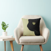 黒猫の子猫の枕 クッション (椅子)