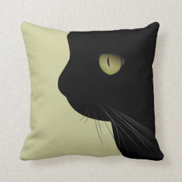 黒猫の子猫の枕 クッション