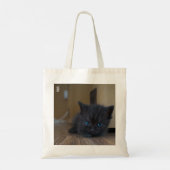 黒猫の子猫 トートバッグ (裏面)