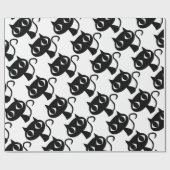 黒猫の子猫 ラッピングペーパー (フラット)