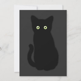黒猫の子猫、怖いくらいに楽しい 招待状