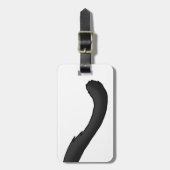 黒猫の尾 ラゲッジタグ (正面縦)