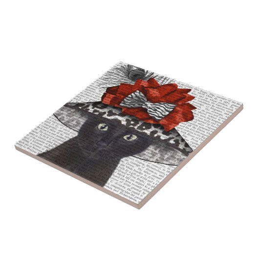 黒猫の帽子 タイル (側面)