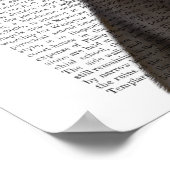 黒猫の帽子 ポスター (角)