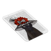 黒猫の帽子 マグネット (右側)