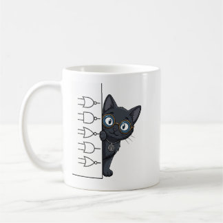 黒猫の弁護士のマグカップ 女神ユスティティア コーヒーマグカップ