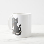 黒猫の弁護士 Lady Justice コーヒーマグ コーヒーマグカップ (正面左)