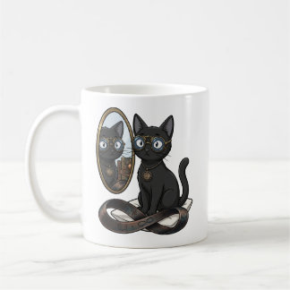 黒猫の弁護士 Lady Justice コーヒーマグ コーヒーマグカップ