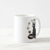 黒猫の弁護士 Lady Justice コーヒーマグ コーヒーマグカップ (正面右)