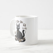 黒猫の弁護士 Lady Justice コーヒーマグ コーヒーマグカップ (正面左)