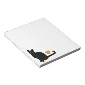 黒猫の愛 ノートパッド (アングル)