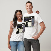 黒猫の感謝日! Tシャツ (ユニセックス)