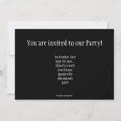 黒猫の招待 招待状 (裏面)