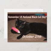 黒猫の日 ポストカード (正面/裏面)