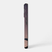 黒猫の星空 天体猫のアートギフト iPhone 16ケース (左側面)