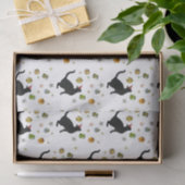 黒猫の星飾りティッシュペーパー 薄葉紙 (ギフト)