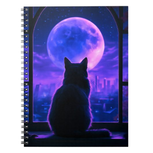 黒猫の月夜 ノートブック (正面)
