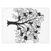 黒猫の木 テーブルクロス (正面(横))