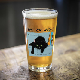 黒猫の母の日 タンブラーグラス