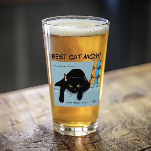 黒猫の母の日 タンブラーグラス