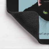 黒猫の母の日 マウスパッド (コーナー)