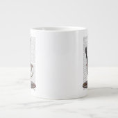 黒猫の湯飲み ジャンボコーヒーマグカップ (正面)