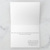 黒猫の父の日 カード (内部)