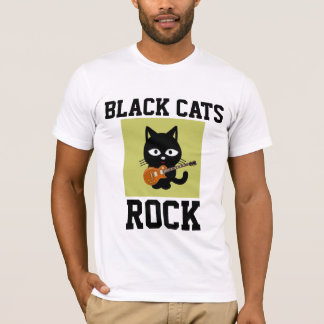 黒猫の猫Tシャツ Tシャツ